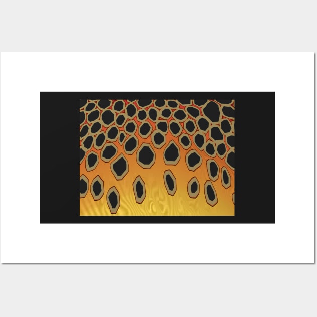 Brown Trout Camo II Wall Art by MikaelJenei